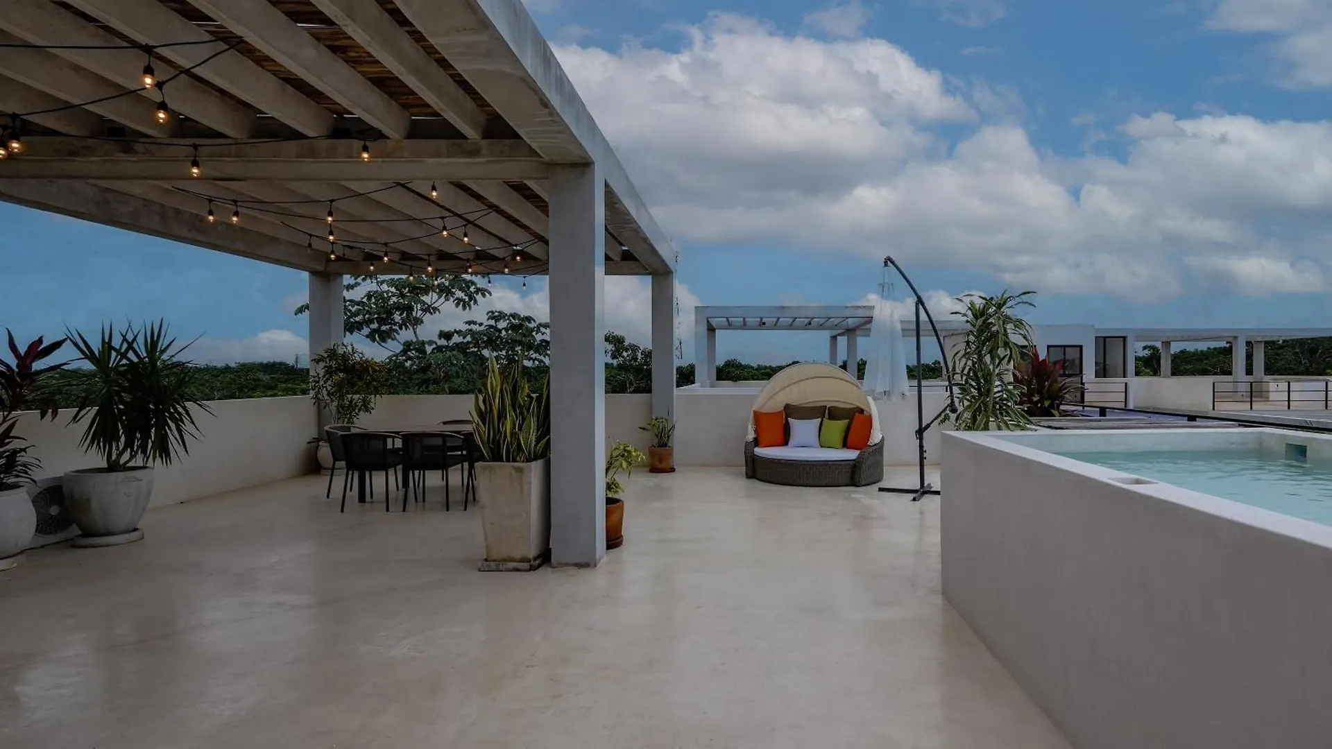 2Br 2Ba Luxury Penthouse With Private Pool And Rooftop Terrace Tulum Pueblo Appartement